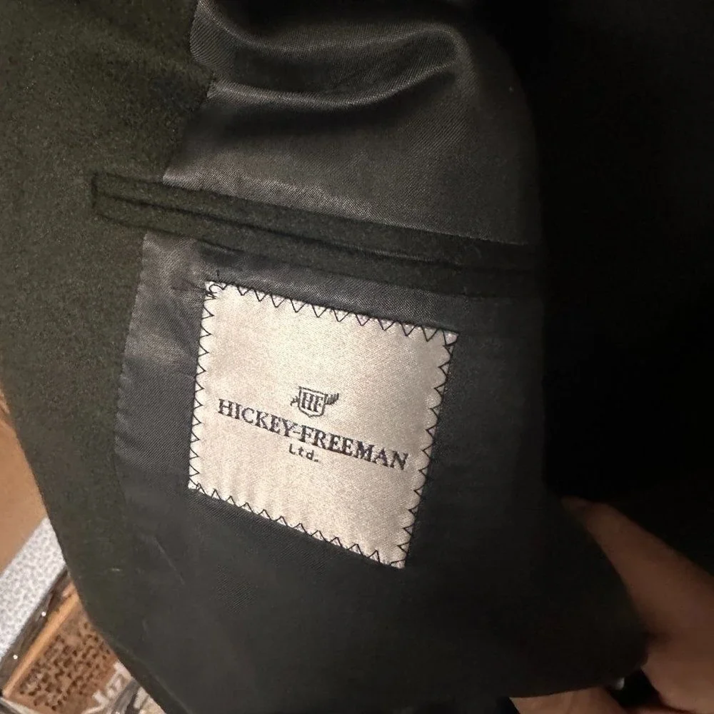 Hickey Freeman Cashmere Blazer Loro Piana Fabric size 42‎ Reg